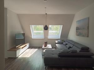 Et opholdsområde på Ferienwohnungen auf Hof Elseblick