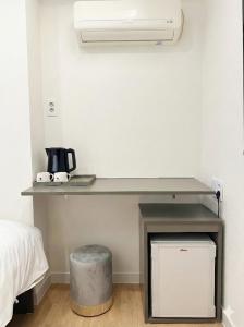 A kitchen or kitchenette at Hotel CF