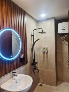 Koupelna v ubytování Apartement Seaview studio at pollux batam