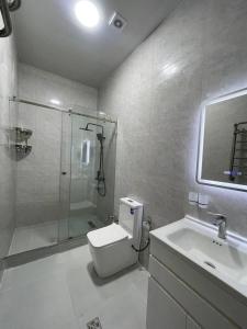 Koupelna v ubytování Viva Inn