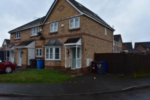 Bygningen som feriehuset ligger i