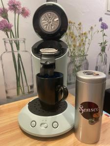 Παροχές για τσάι/καφέ στο Traumhaus mit Whirlpool, Fitness, Kamin, in toller Lage