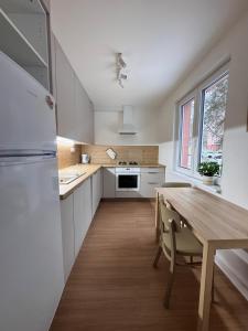 Η κουζίνα ή μικρή κουζίνα στο Apartmán Sever