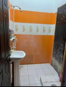 Koupelna v ubytování Choudhary House