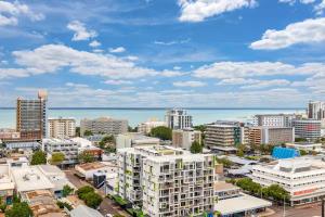 Γενική άποψη της πόλης Ντάργουιν ή θέα της πόλης από  αυτό το διαμέρισμα