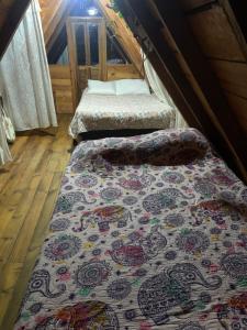 Voodi või voodid majutusasutuse Cabaña Cumanday toas +12 fotot