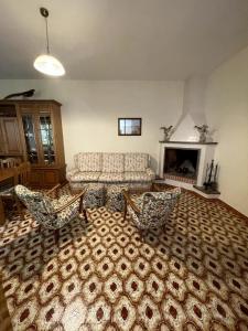 Posezení v ubytování Private accommodation with large terrace in Salento