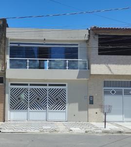 Bygningen som feriehuset ligger i