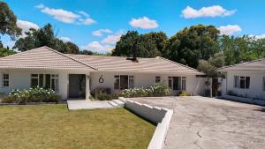 Bygningen som feriehuset ligger i