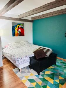 Postel nebo postele na pokoji v ubytování La casa di Alba-Salomé