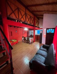 Χώρος καθιστικού στο La Morada