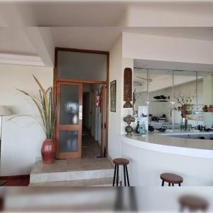 Kuchyň nebo kuchyňský kout v ubytování Hotel Horizont