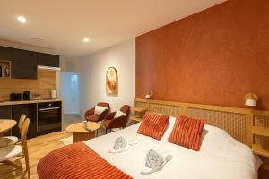 Η κουζίνα ή μικρή κουζίνα στο Le Bali Mâconnais Cozy - Station - 2 people +3 φωτογραφίες