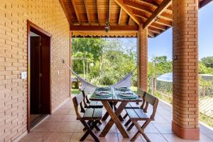 En balkon eller terrasse på Edicula aconchegante privativa em Sousas, Campinas