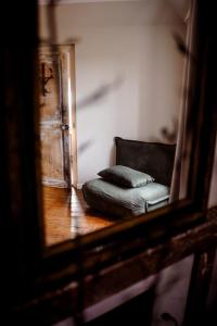 Postel nebo postele na pokoji v ubytování Chez Guilem chambre rose