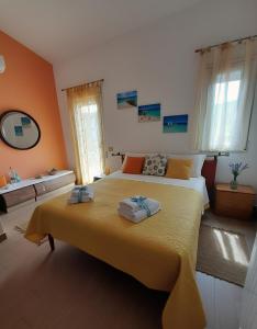 Postel nebo postele na pokoji v ubytování Oasi Mondello + 20 fotografií