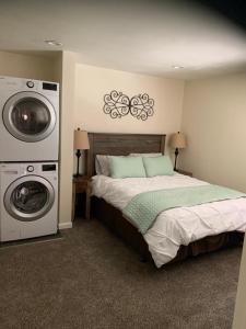 Ένα ή περισσότερα κρεβάτια σε δωμάτιο στο Lake View Lodge