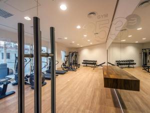 Phòng/tiện nghi tập thể dục tại New Ocean view Condo-Romantic zone-Steps to beach