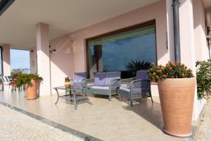 Χώρος καθιστικού στο Casa indipendente con vista mare +25 φωτογραφίες