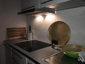 Köök või kööginurk majutusasutuses Gasthof Menke