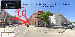 Entroncamento & Fátima في انترونكامنتو: رسم تخطيطي لشارع مدينة برمز أحمر +7 صور