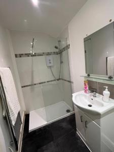 Koupelna v ubytování Queens Head