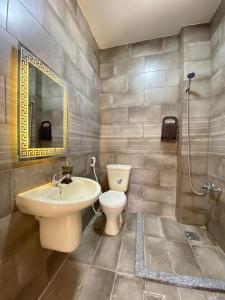 Koupelna v ubytování panorama tal elroman chalet