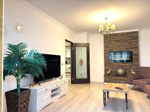 Et tv og/eller underholdning på SkyView Luxury Apartment