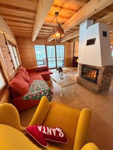 Χώρος καθιστικού στο Zruby Krpáčovo