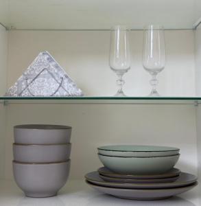 Nápoje v ubytování Апартаменты рядом с Пирамидой