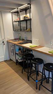 Køkken eller tekøkken på NIC Lake House