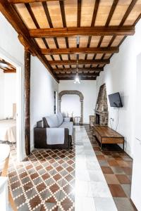 Χώρος καθιστικού στο alojamiento rural la jandeta