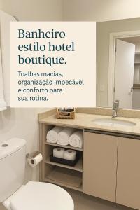 Ένα μπάνιο στο Essenza Manhattan 1 Blue Studio