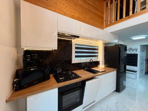 Η κουζίνα ή μικρή κουζίνα στο Przedświt