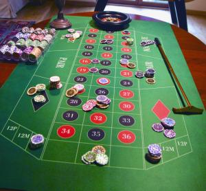 Kasino v prázdninového domu nebo okolí