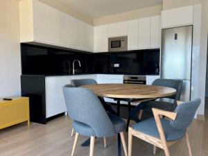 Kuchyň nebo kuchyňský kout v ubytování Alborada Duplex