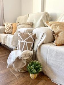 Posezení v ubytování El Alfarero Níjar