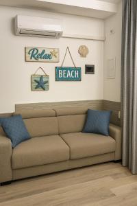 Posezení v ubytování La Finestra Sul Mare