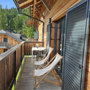 Μπαλκόνι ή βεράντα στο Apartma JOŠT