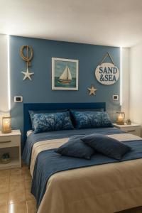 Postel nebo postele na pokoji v ubytování La Finestra Sul Mare