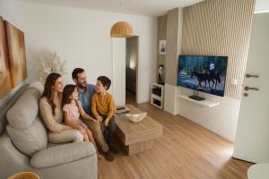 Μια τηλεόραση ή/και κέντρο ψυχαγωγίας στο Apartamento EL REAL - Espartinas - SEVILLA