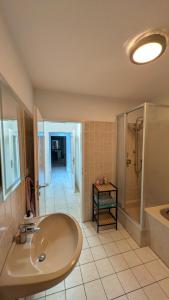 Koupelna v ubytování Alex Garden Apartments - EG - Terrasse - WLAN und Küche