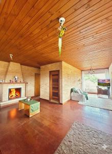 Posezení v ubytování Pousada All Green - Monte Verde