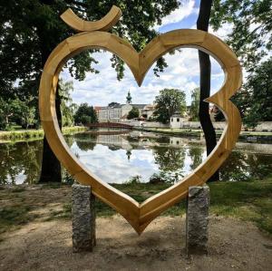 Θέα στο ποτάμι κοντά σε αυτό το bed & breakfast