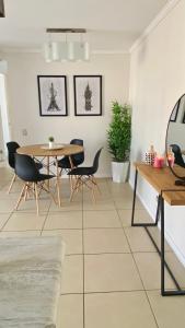 Et opholdsområde på Depto Parque Parinacota a pasos de la playa