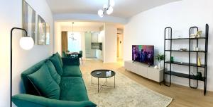 Posezení v ubytování V25Appartments Cozy