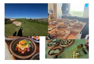 Jídlo v prázdninového domu nebo okolí