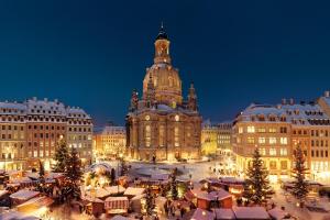 Γενική άποψη της πόλης Δρέσδη ή θέα της πόλης από  αυτό το διαμέρισμα