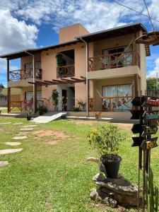 Zahrada ubytování POUSADA ACONCHEGO CHAPADA