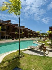 Bazén v ubytování Tuchá Tatuamunha- Naay Palms 01 nebo v jeho okolí